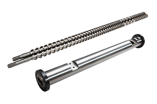 Doble tornillo y barril para máquina de extrusión